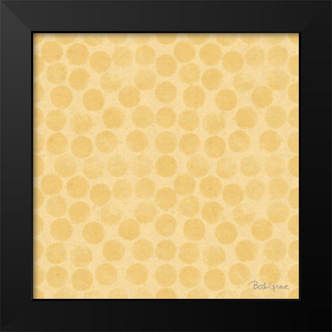 Springtime Bloom Pattern IIID Black Modern Wood Framed Art Print by Grove, Beth