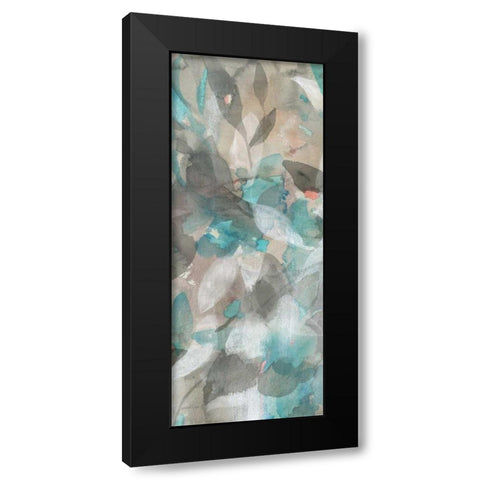 Abstract Nature II Black Modern Wood Framed Art Print with Double Matting by Nai, Danhui