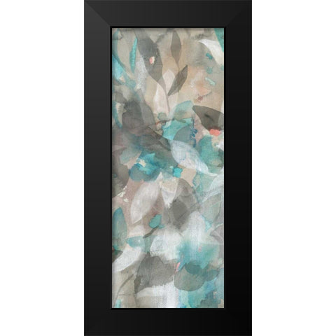 Abstract Nature II Black Modern Wood Framed Art Print by Nai, Danhui