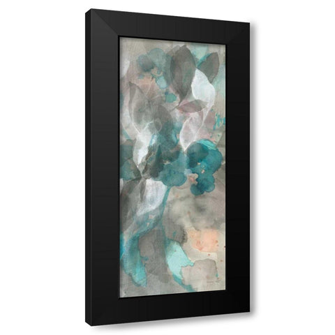 Abstract Nature III Black Modern Wood Framed Art Print with Double Matting by Nai, Danhui