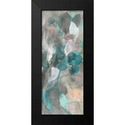 Abstract Nature III Black Modern Wood Framed Art Print by Nai, Danhui