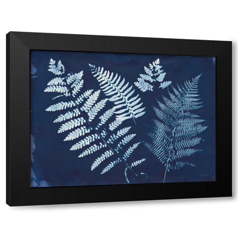 Nature By The Lake - Ferns II Black Modern Wood Framed Art Print by Rhue, Piper