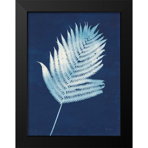Nature By The Lake - Ferns III Black Modern Wood Framed Art Print by Rhue, Piper