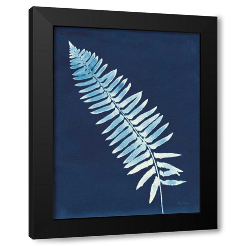 Nature By The Lake - Ferns IV Black Modern Wood Framed Art Print by Rhue, Piper