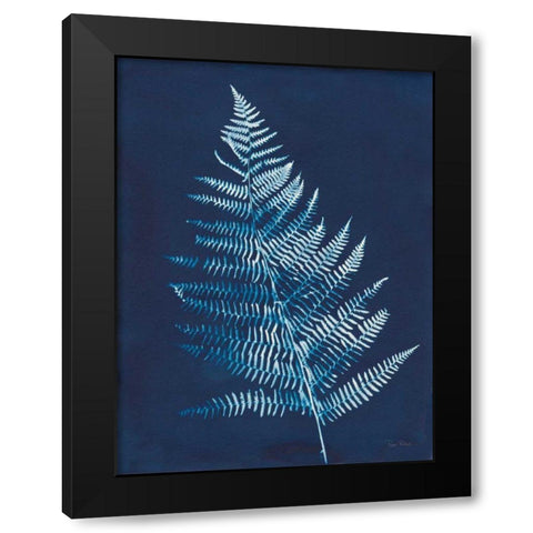 Nature By The Lake - Ferns VI Black Modern Wood Framed Art Print by Rhue, Piper