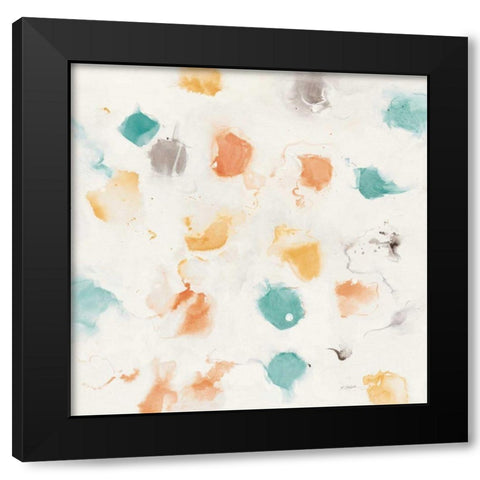 Sunflower Nougat I Black Modern Wood Framed Art Print by Schick, Mike