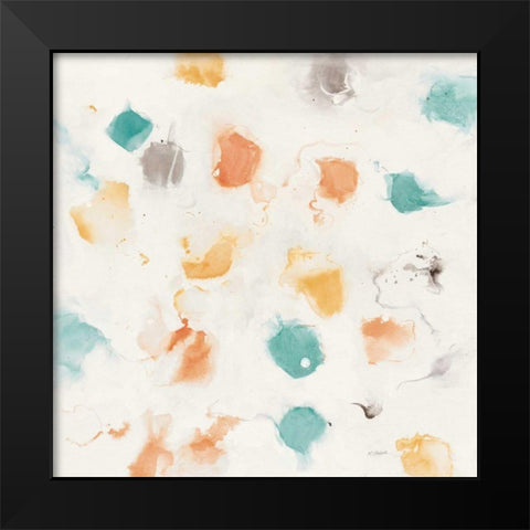 Sunflower Nougat I Black Modern Wood Framed Art Print by Schick, Mike