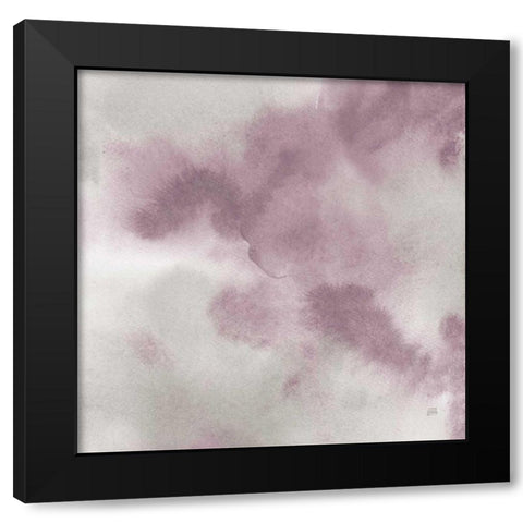 Mauve Indigo Flow I Black Modern Wood Framed Art Print by Paschke, Chris