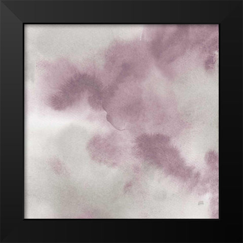 Mauve Indigo Flow I Black Modern Wood Framed Art Print by Paschke, Chris