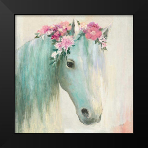 Festival Girl I Black Modern Wood Framed Art Print by Purinton, Julia