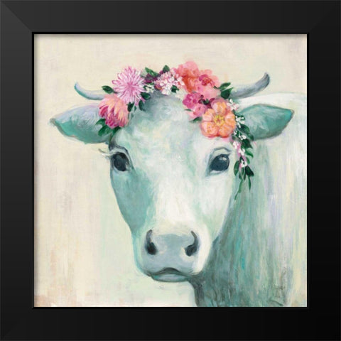 Festival Girl II Black Modern Wood Framed Art Print by Purinton, Julia