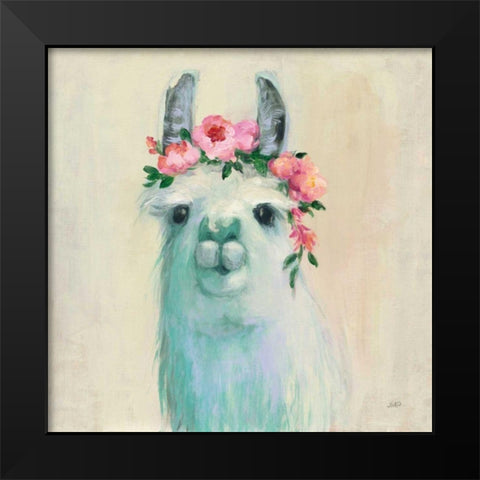 Festival Girl III Black Modern Wood Framed Art Print by Purinton, Julia