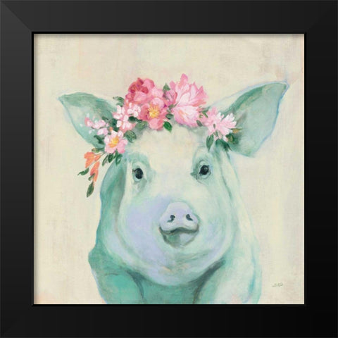 Festival Girl IV Black Modern Wood Framed Art Print by Purinton, Julia