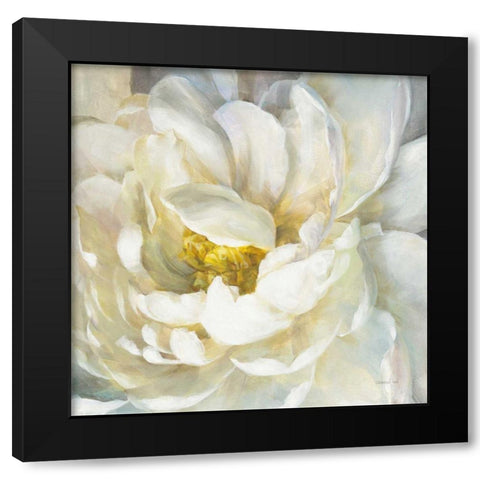 Summer Joy II Black Modern Wood Framed Art Print with Double Matting by Nai, Danhui