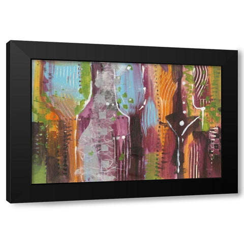 Wine Time One Black Modern Wood Framed Art Print by Griggs, Jan