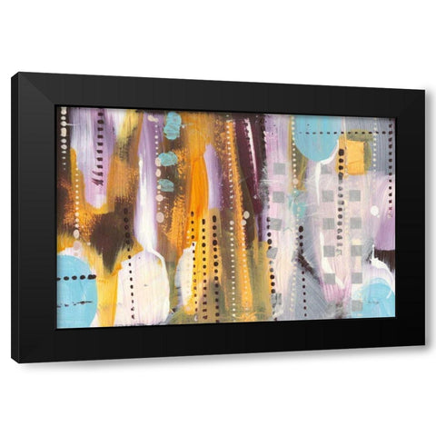 Wine Time Too Black Modern Wood Framed Art Print with Double Matting by Griggs, Jan