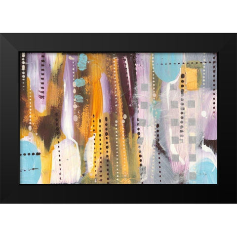 Wine Time Too Black Modern Wood Framed Art Print by Griggs, Jan