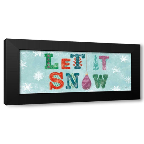 Festive Forest V Black Modern Wood Framed Art Print by Charron, Veronique