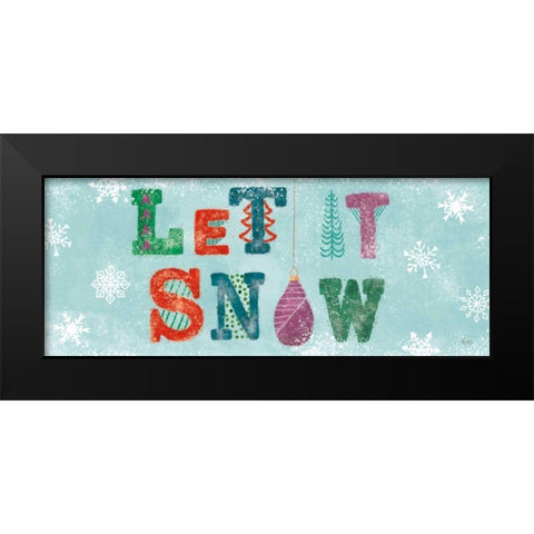 Festive Forest V Black Modern Wood Framed Art Print by Charron, Veronique