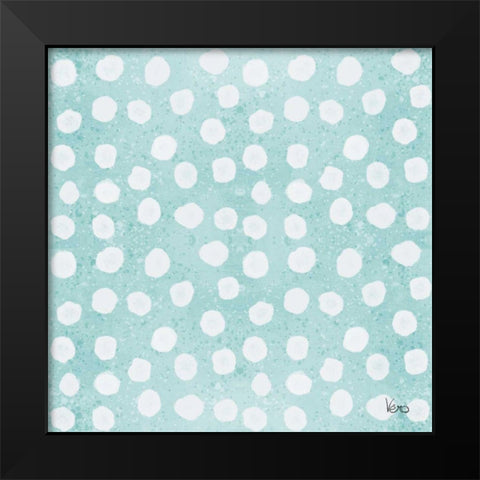 Festive Forest Pattern IXB Black Modern Wood Framed Art Print by Charron, Veronique