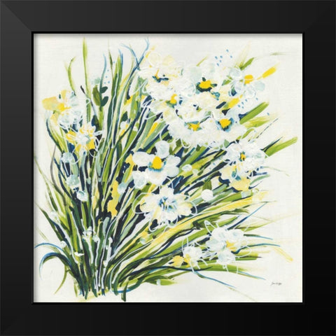 Spring Black Modern Wood Framed Art Print by Griggs, Jan