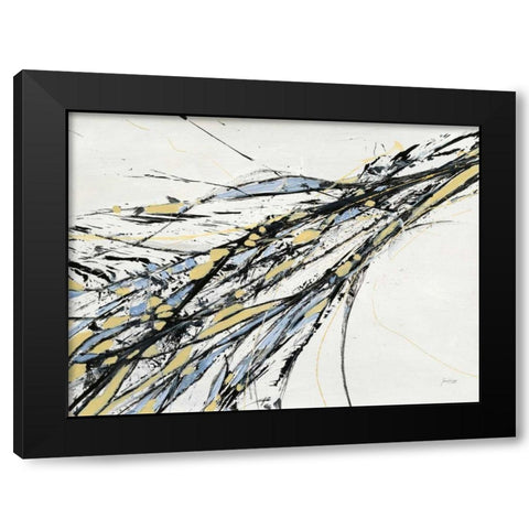 Gravity Black Modern Wood Framed Art Print by Griggs, Jan