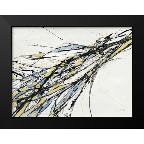 Gravity Black Modern Wood Framed Art Print by Griggs, Jan