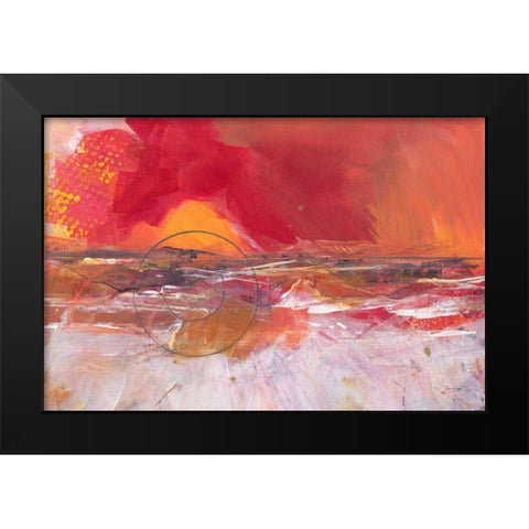 Dawn to Dusk Black Modern Wood Framed Art Print by Griggs, Jan