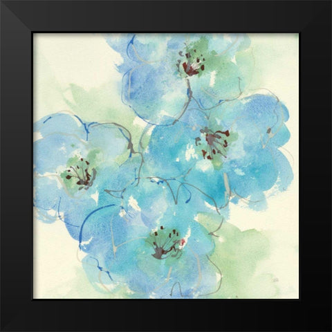 Japanese Quince II Black Modern Wood Framed Art Print by Paschke, Chris