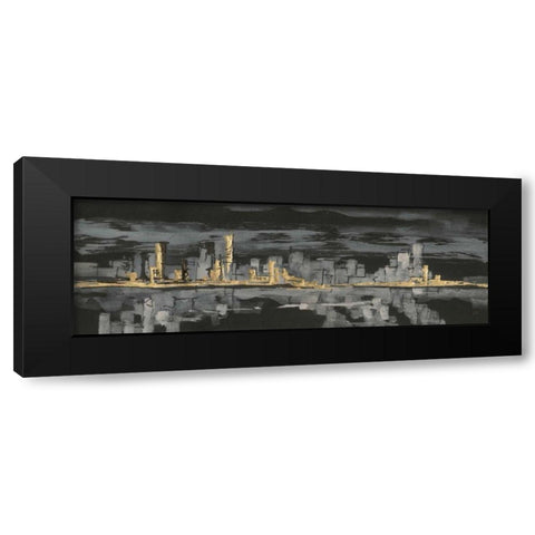 Urban Gold IV Black Modern Wood Framed Art Print by Paschke, Chris