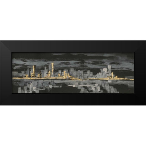 Urban Gold IV Black Modern Wood Framed Art Print by Paschke, Chris