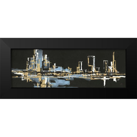 Urban Gold VI Black Modern Wood Framed Art Print by Paschke, Chris