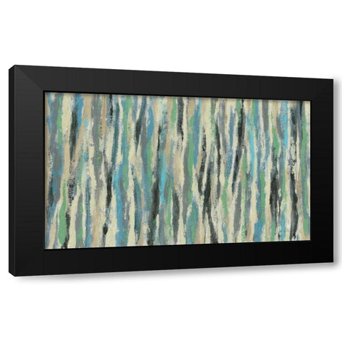 Stream Black Modern Wood Framed Art Print with Double Matting by Vassileva, Silvia