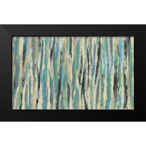 Stream Black Modern Wood Framed Art Print by Vassileva, Silvia