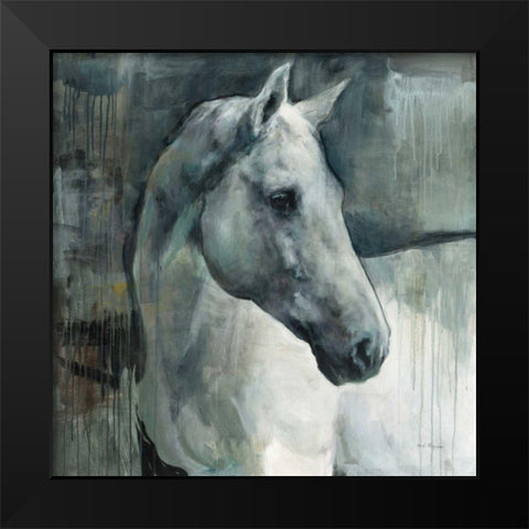 Grey Oldenburg Black Modern Wood Framed Art Print by Hageman, Marilyn