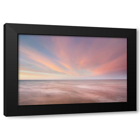 Lake Superior Clouds V Black Modern Wood Framed Art Print with Double Matting by Majchrowicz, Alan