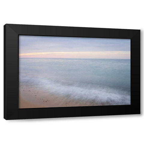 Lake Superior Beach I Black Modern Wood Framed Art Print by Majchrowicz, Alan