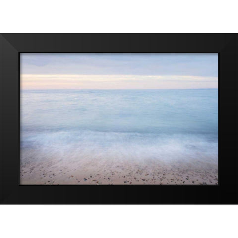 Lake Superior Beach II Black Modern Wood Framed Art Print by Majchrowicz, Alan