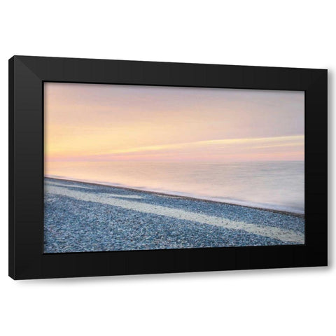 Lake Superior Beach III Black Modern Wood Framed Art Print with Double Matting by Majchrowicz, Alan
