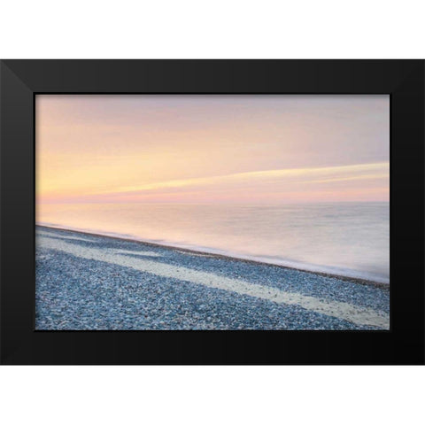 Lake Superior Beach III Black Modern Wood Framed Art Print by Majchrowicz, Alan