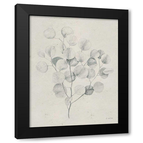 Soft Summer Sketches II Light Black Modern Wood Framed Art Print with Double Matting by Wiens, James