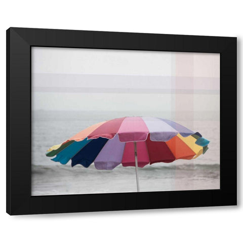 Shady VI Black Modern Wood Framed Art Print with Double Matting by Urquhart, Elizabeth