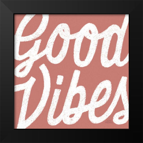 Positivity I Black Modern Wood Framed Art Print by Marshall, Laura