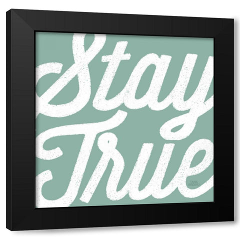 Positivity III Black Modern Wood Framed Art Print by Marshall, Laura