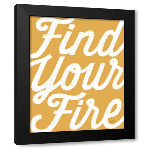 Positivity VI Black Modern Wood Framed Art Print by Marshall, Laura