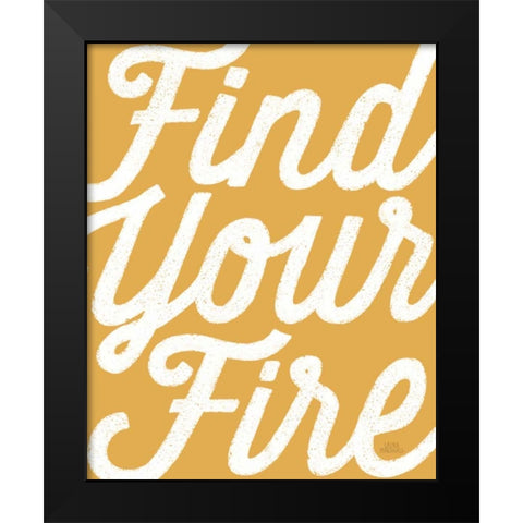 Positivity VI Black Modern Wood Framed Art Print by Marshall, Laura