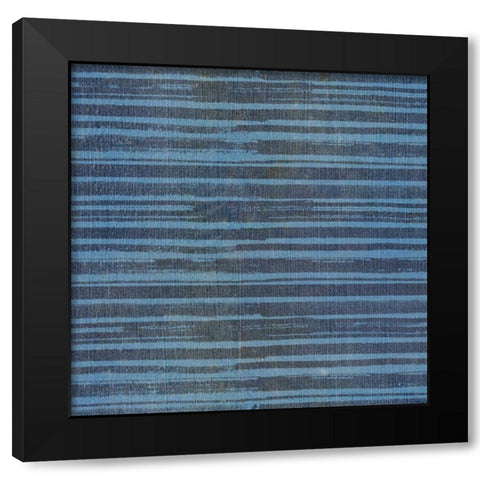 Stars and Stripes Dark Pattern IVA Black Modern Wood Framed Art Print with Double Matting by Grove, Beth