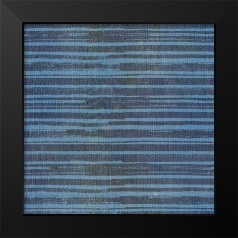 Stars and Stripes Dark Pattern IVA Black Modern Wood Framed Art Print by Grove, Beth