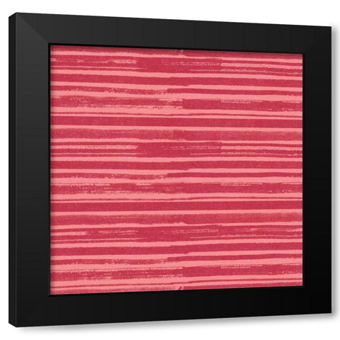 Stars and Stripes Dark Pattern IVB Black Modern Wood Framed Art Print with Double Matting by Grove, Beth