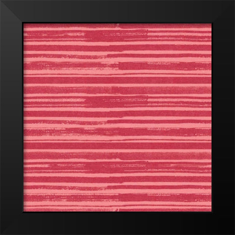 Stars and Stripes Dark Pattern IVB Black Modern Wood Framed Art Print by Grove, Beth